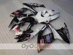 Injection Fairing kit for 06-07 GSX R600 - White, Black - MOTUL, VIRU #OYO87905338