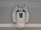Injection Fairing kit for 06-07 GSX R600 - White, Black - MOTUL, VIRU #OYO87905338