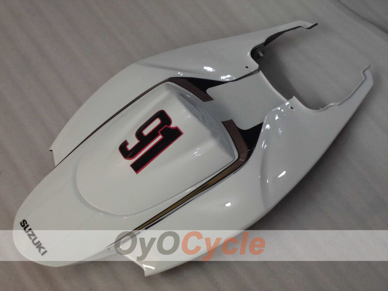 Injection Fairing kit for 06-07 GSX R600 - White, Black - MOTUL, VIRU #OYO87905338
