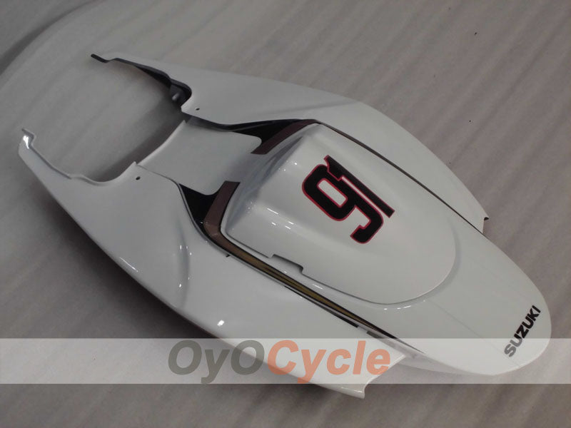 Injection Fairing kit for 06-07 GSX R600 - White, Black - MOTUL, VIRU #OYO87905338