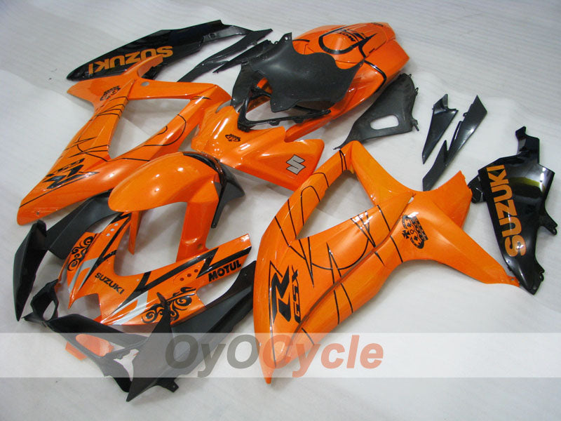 Injection Fairing kit for 08-10 GSX R600 - Orange - MOTUL #OYO87905376 Main image