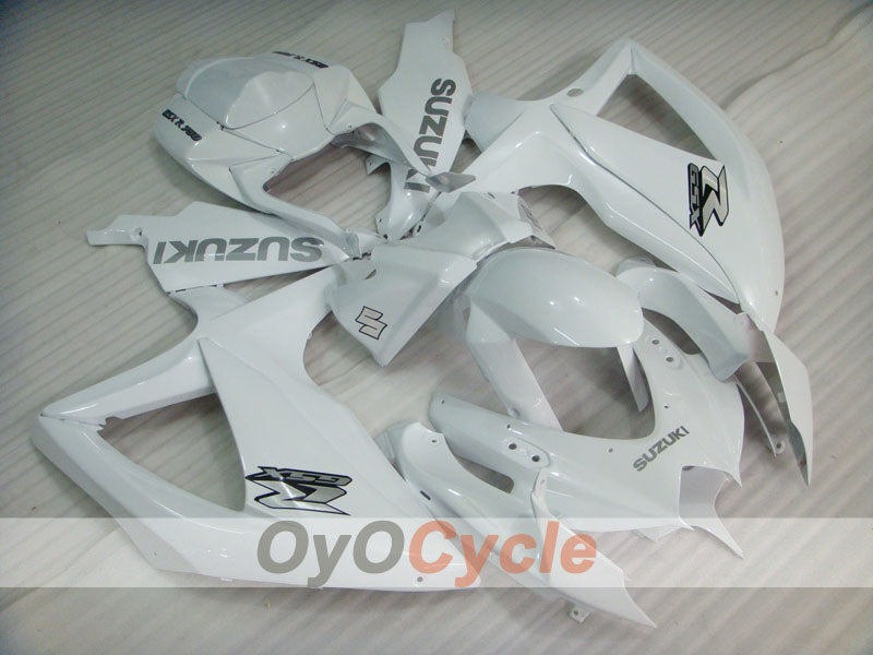 Injection Fairing kit for 08-10 GSX R600 - White - Factory Style #OYO87905377