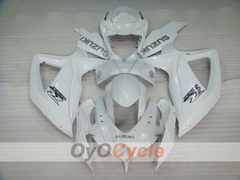 Injection Fairing kit for 08-10 GSX R600 - White - Factory Style #OYO87905377