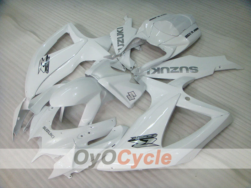 Injection Fairing kit for 08-10 GSX R600 - White - Factory Style #OYO87905377