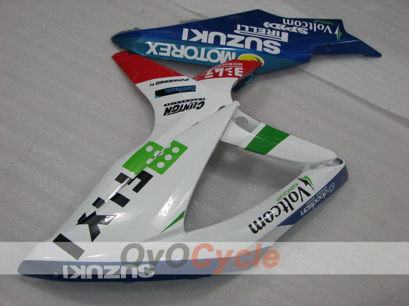 Injection Fairing kit for 08-10 GSX R750 - Blue, White - FIXI #OYO87905422