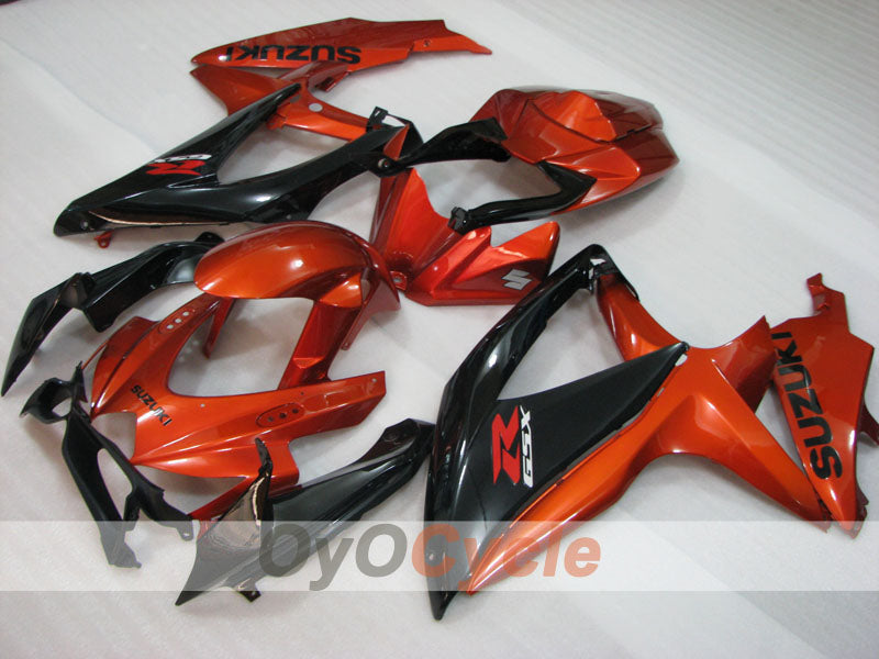 Injection Fairing kit for 08-10 GSX R750 - Orange, Black - Factory Style #OYO87905424 Secondary image