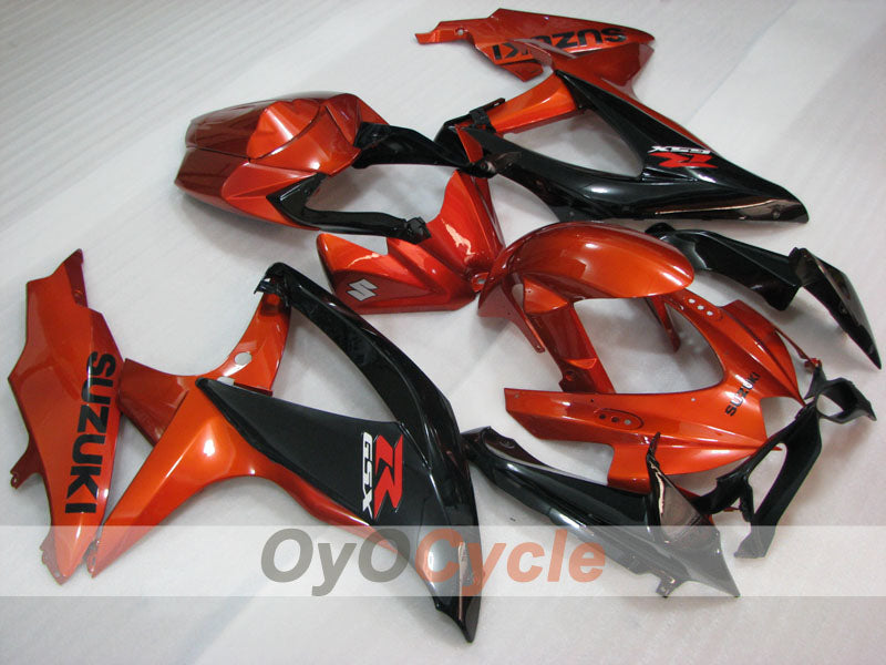 Injection Fairing kit for 08-10 GSX R600 - Orange, Black - Factory Style #OYO87905381 Secondary image