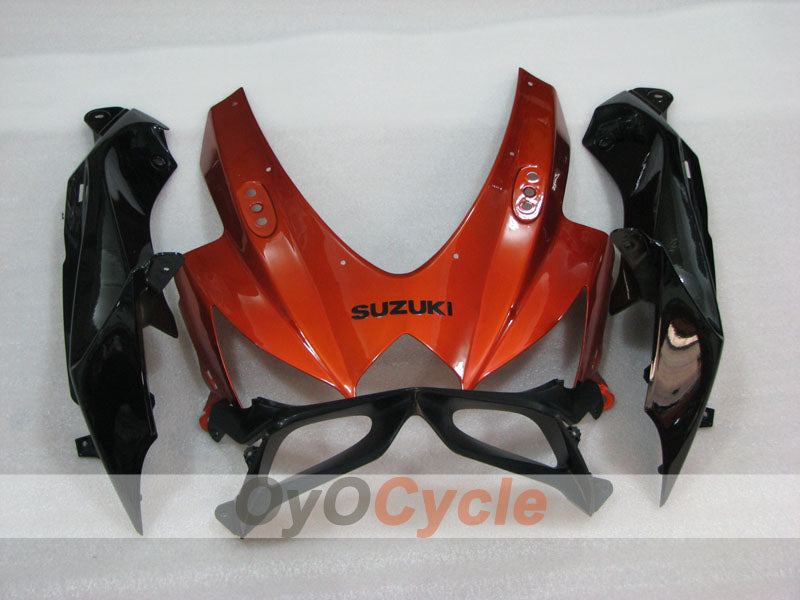 Injection Fairing kit for 08-10 GSX R600 - Orange, Black - Factory Style #OYO87905381