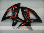 Injection Fairing kit for 08-10 GSX R750 - Red, Black - Flame #OYO87905428