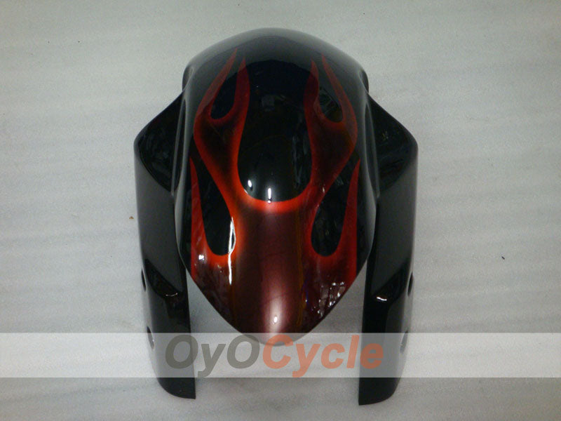Injection Fairing kit for 08-10 GSX R750 - Red, Black - Flame #OYO87905428