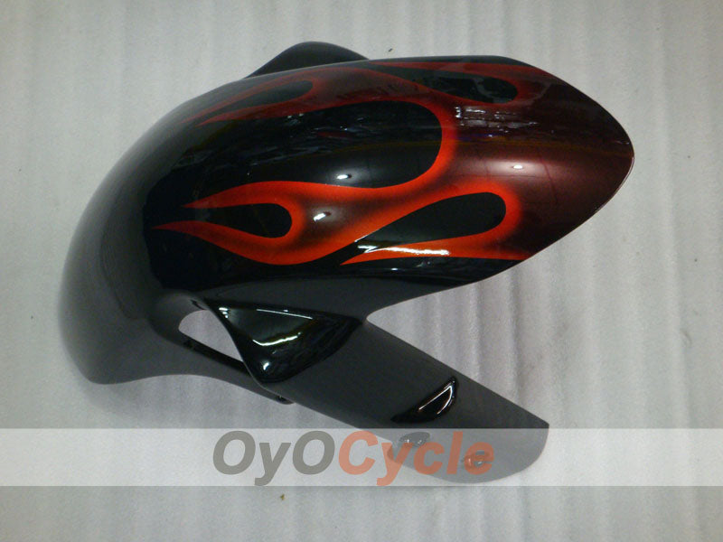 Injection Fairing kit for 08-10 GSX R750 - Red, Black - Flame #OYO87905428