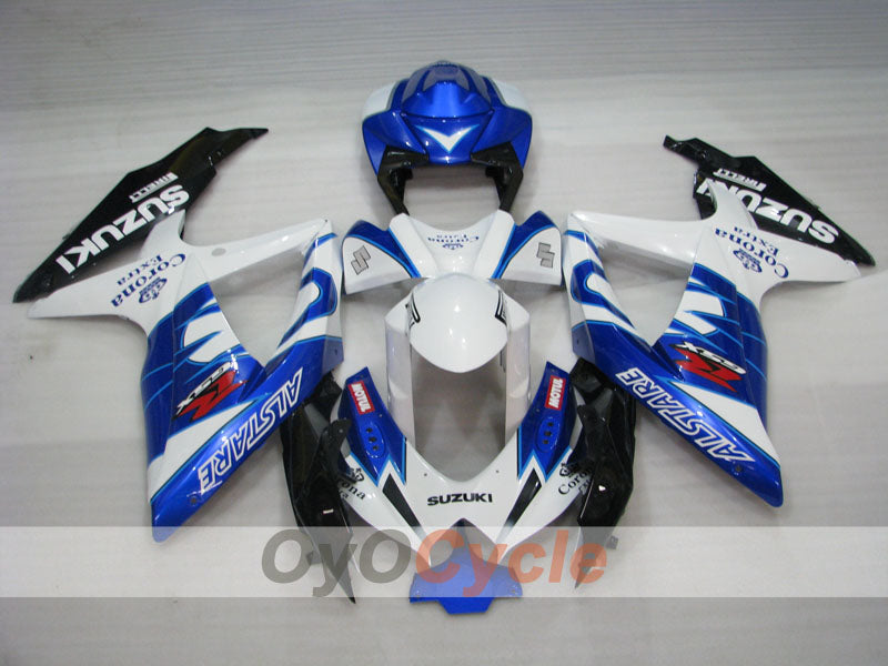 Injection Fairing kit for 08-10 GSX R750 - Blue, White - Corona #OYO87905429 Secondary image