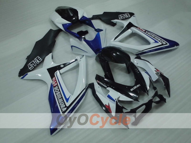 Injection Fairing kit for 08-10 GSX R750 - Blue, White - YOSHIMURA #OYO87905430