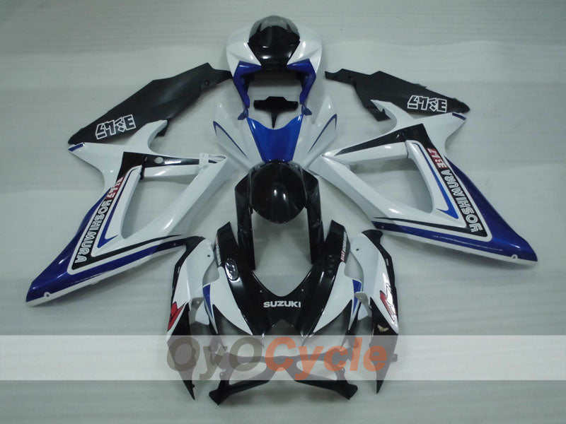 Injection Fairing kit for 08-10 GSX R750 - Blue, White - YOSHIMURA #OYO87905430
