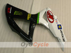 Injection Fairing kit for 08-10 GSX R600 - White, Black - Monster #OYO87905388