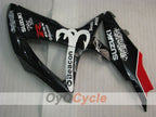 Injection Fairing kit for 08-10 GSX R600 - White, Black - Beacon #OYO87905389