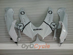 Injection Fairing kit for 08-10 GSX R600 - White, Black - Jordan #OYO87905390