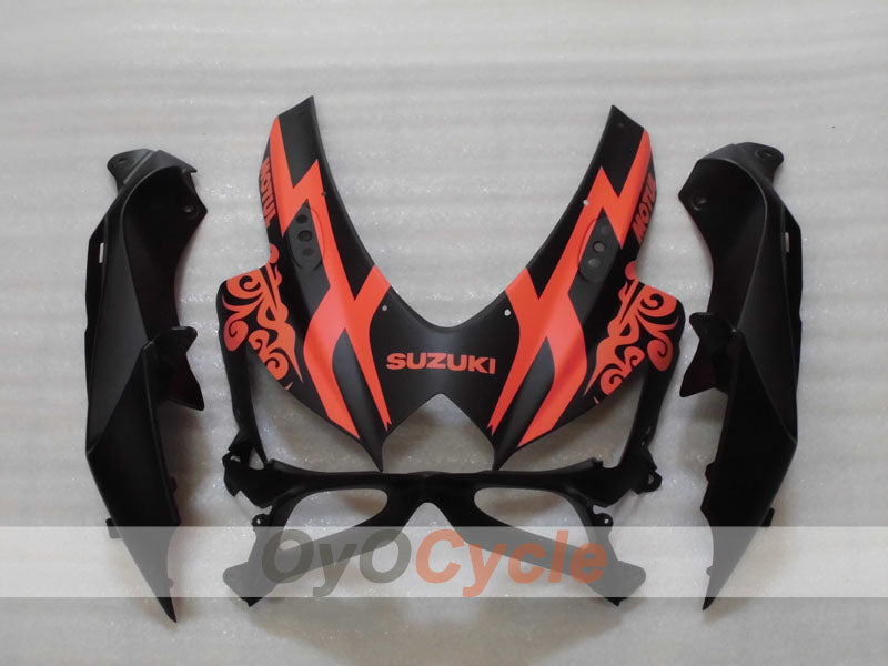 Injection Fairing kit for 08-10 GSX R600 - Orange, Black, Matte - Corona #OYO87905391