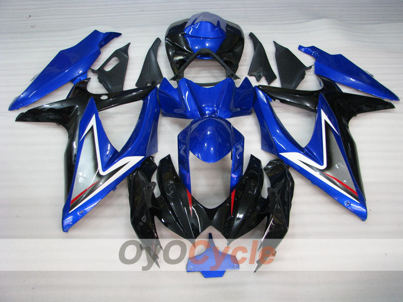 Injection Fairing kit for 08-10 GSX R750 - Blue, Black - Factory Style #OYO87905439