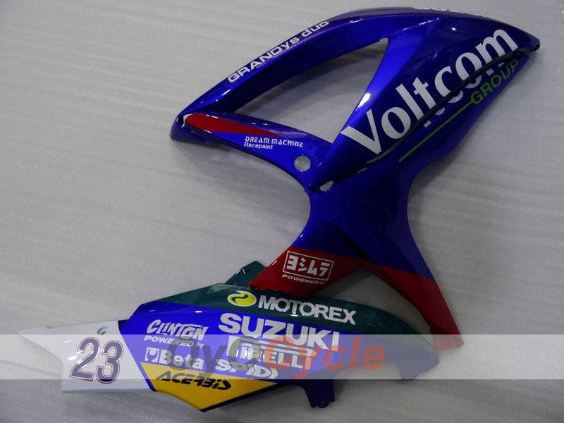 Injection Fairing kit for 08-10 GSX R600 - Blue, White - VIRU #OYO87905399