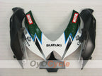 Injection Fairing kit for 08-10 GSX R600 - Green, White - Corona #OYO87905401