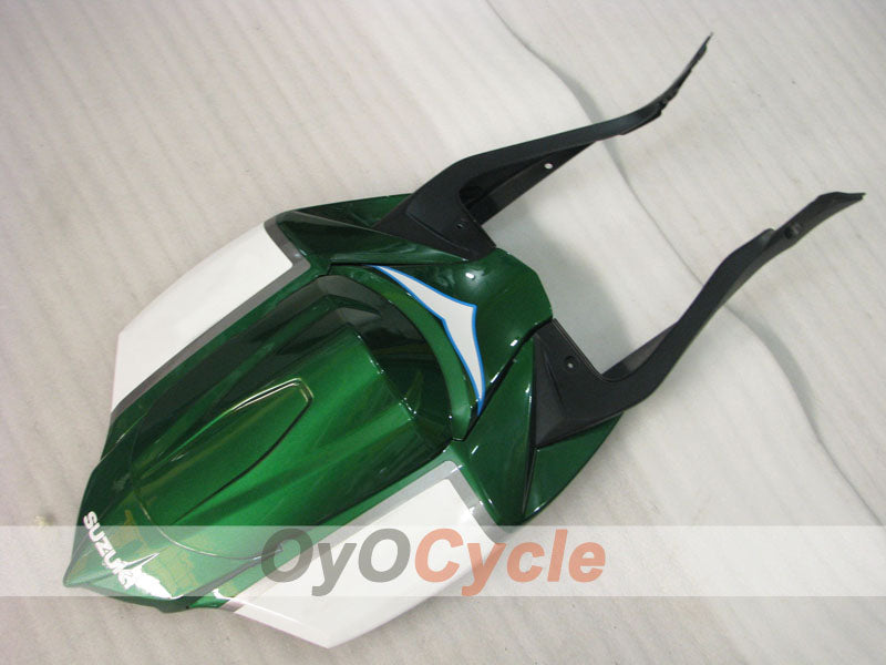 Injection Fairing kit for 08-10 GSX R600 - Green, White - Corona #OYO87905401