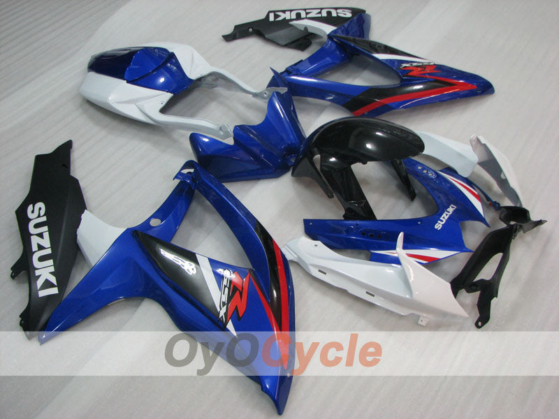 Injection Fairing kit for 08-10 GSX R750 - Blue, White, Black - Factory Style #OYO87905447