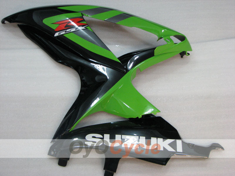 Injection Fairing kit for 08-10 GSX R600 - Green, White, Black - Factory Style #OYO87905404