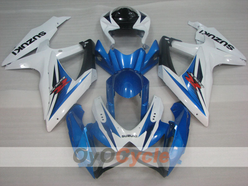 Injection Fairing kit for 08-10 GSX R600 - Blue, White - Factory Style #OYO87905409 Secondary image