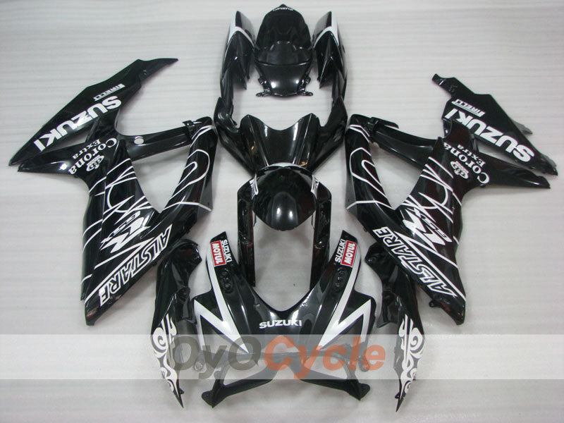 Injection Fairing kit for 08-10 GSX R600 - Black - Corona #OYO87905410