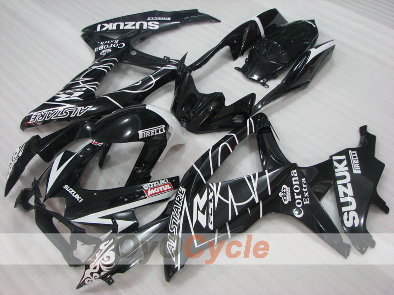 Injection Fairing kit for 08-10 GSX R600 - Black - Corona #OYO87905410 Secondary image