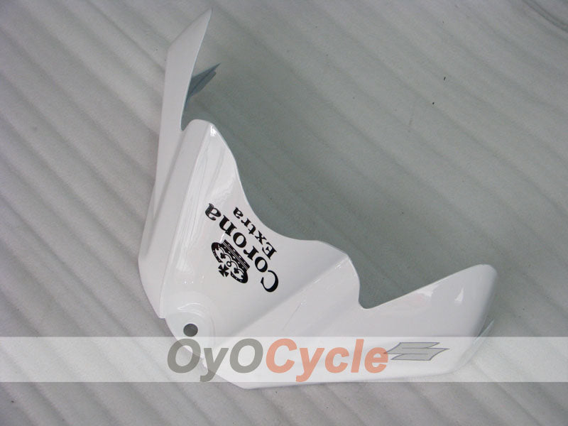 Injection Fairing kit for 08-10 GSX R600 - White, Black - Corona #OYO87905411