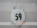 Injection Fairing kit for 08-10 GSX R600 - Blue, White - Jordan #OYO87905415