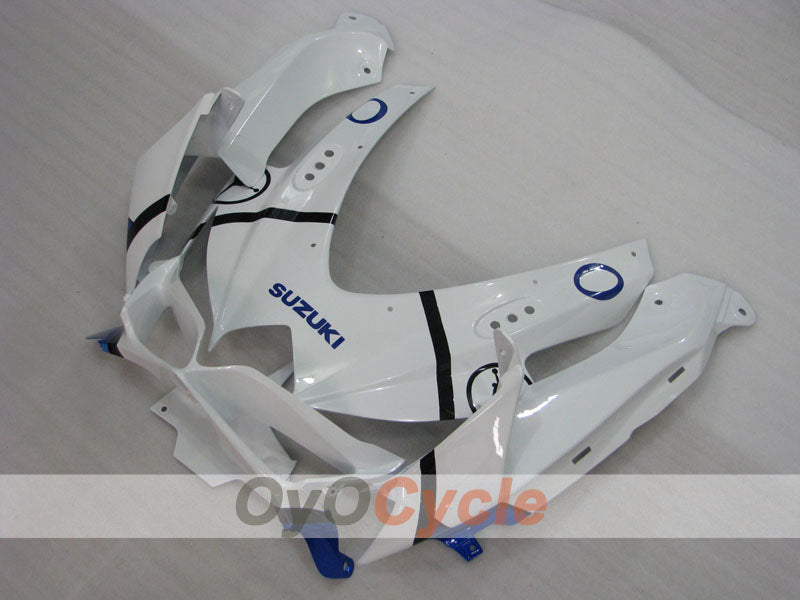 Injection Fairing kit for 08-10 GSX R600 - Blue, White - Jordan #OYO87905415