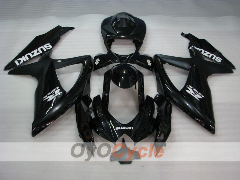 Injection Fairing kit for 08-10 GSX R600 - Black, Matte - Factory Style #OYO87905416 Main image