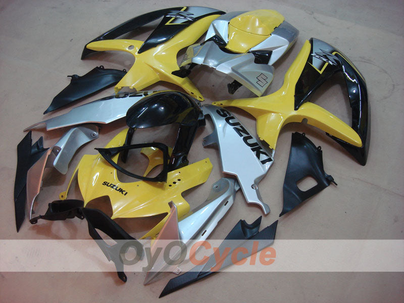 Injection Fairing kit for 08-10 GSX R600 - Yellow, Black - Factory Style #OYO87905417 Secondary image