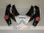 Injection Fairing kit for 08-10 GSX R600 - White, Black - VIRU #OYO87905418