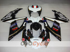 Injection Fairing kit for 08-10 GSX R600 - White, Black - VIRU #OYO87905418