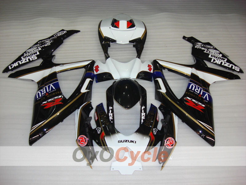 Injection Fairing kit for 08-10 GSX R750 - White, Black - Rizla+ #OYO87905462 Secondary image