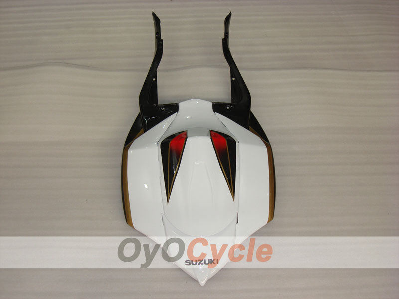 Injection Fairing kit for 08-10 GSX R750 - White, Black - Rizla+ #OYO87905462