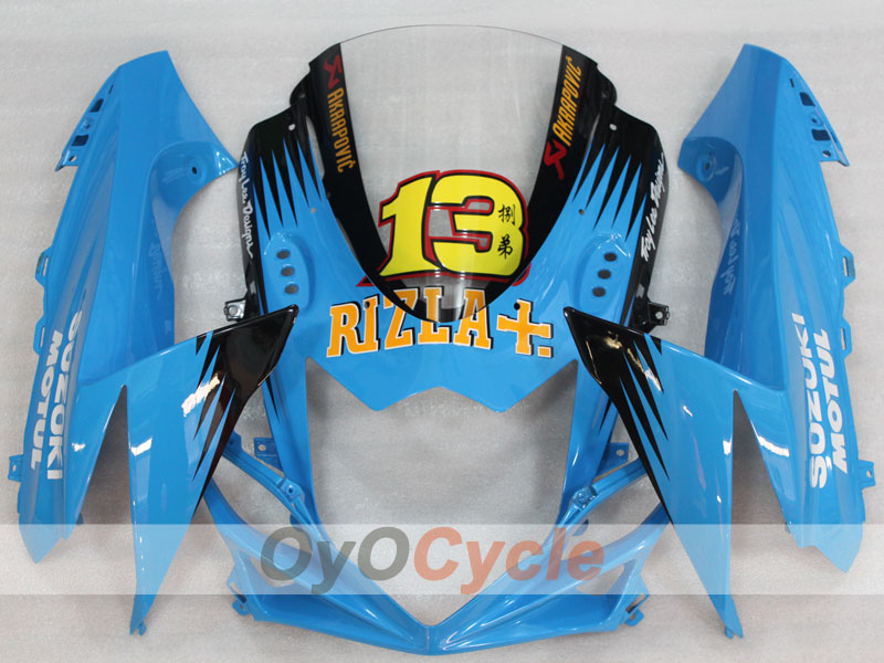 Injection Fairing kit for 11-26 GSX R600 - Blue - Rizla+ #OYO87905465