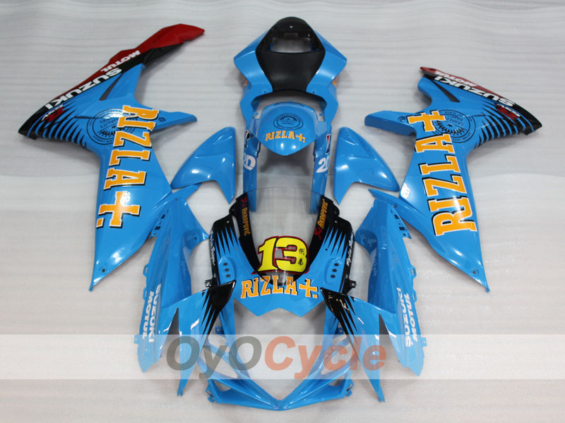 Injection Fairing kit for 11-26 GSX R600 - Blue - Rizla+ #OYO87905465 Secondary image