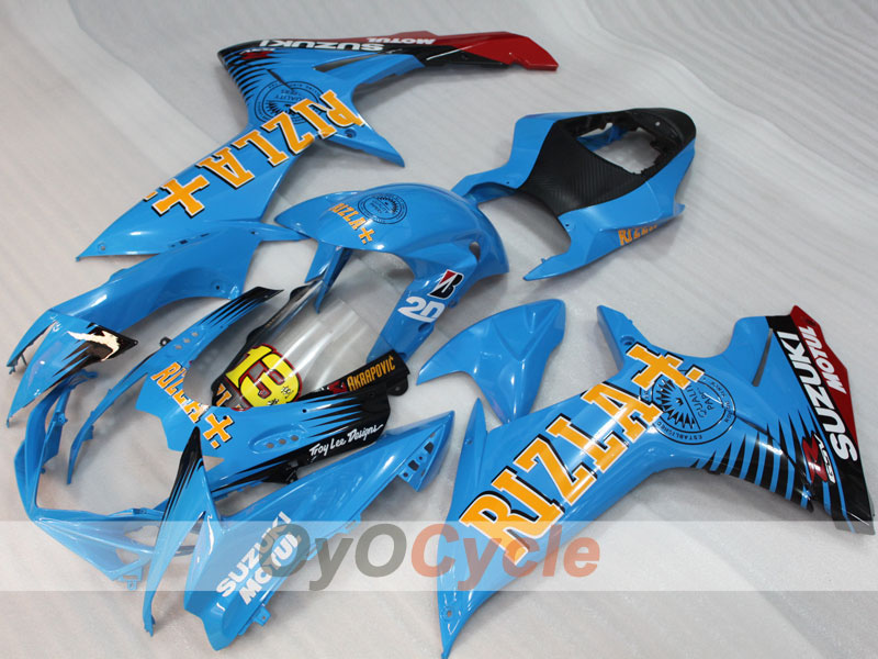 Injection Fairing kit for 11-26 GSX R600 - Blue - Rizla+ #OYO87905465