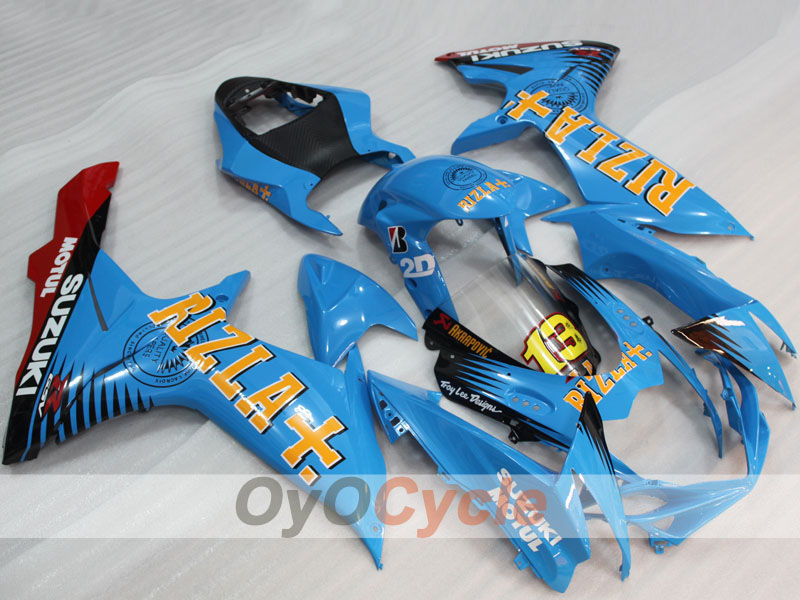 Injection Fairing kit for 11-26 GSX R600 - Blue - Rizla+ #OYO87905465 Main image