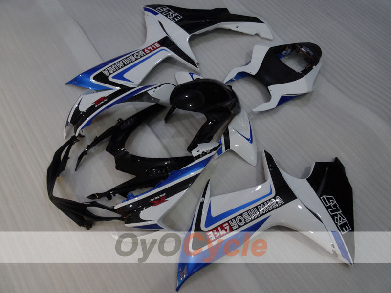 Injection Fairing kit for 11-26 GSX R600 - Blue, White, Black - YOSHIMURA #OYO87905469