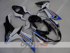 Injection Fairing kit for 11-26 GSX R600 - Blue, White, Black - YOSHIMURA #OYO87905469