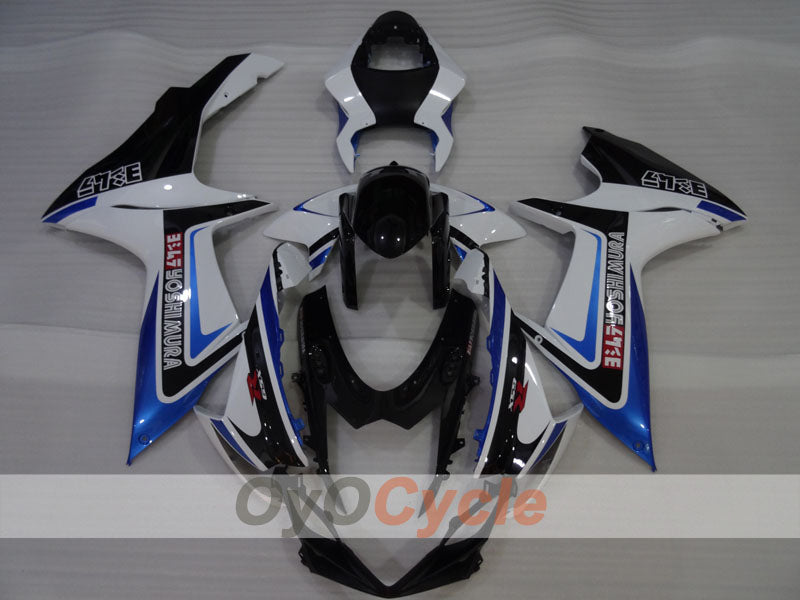 Injection Fairing kit for 11-26 GSX R600 - Blue, White, Black - YOSHIMURA #OYO87905469