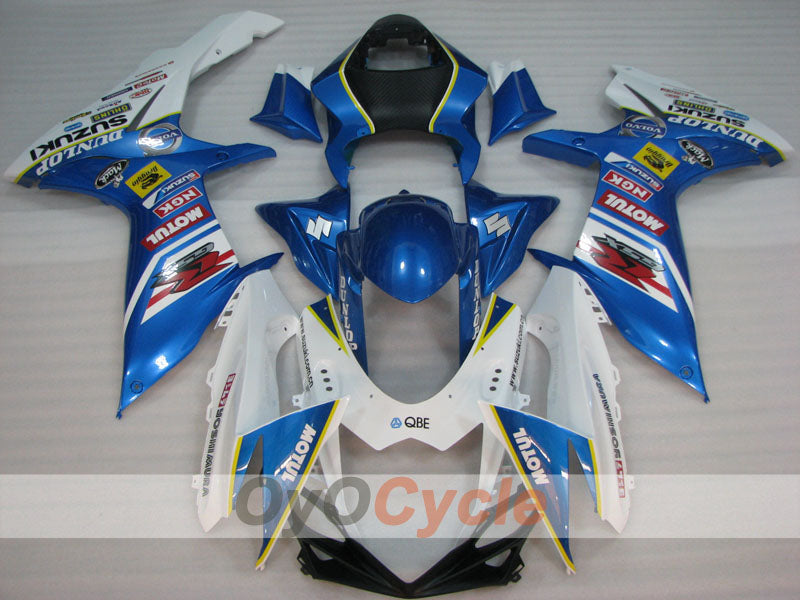Injection Fairing kit for 11-26 GSX R750 - Blue, White - MOTUL #OYO87905487