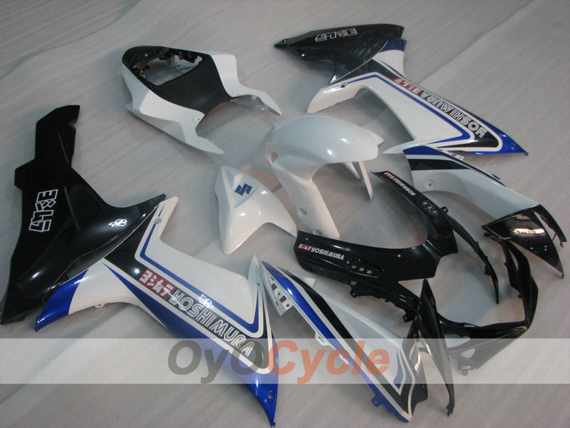Injection Fairing kit for 11-26 GSX R600 - Blue, White, Black - YOSHIMURA #OYO87905472 Main image