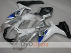 Injection Fairing kit for 11-26 GSX R600 - White, Silver - Factory Style #OYO87905474